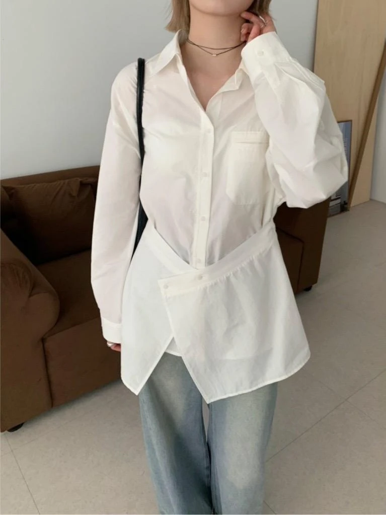 ATTENTION-屁簾襯裙兩件式set 豆綠色 圖片 3